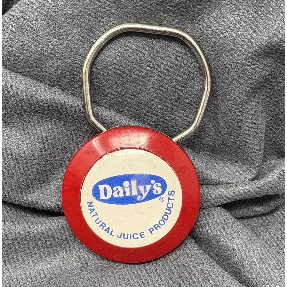 Vintage Daily's Juice Rotary Dial‎ Keychain – Promo Advertising 412 Area Code